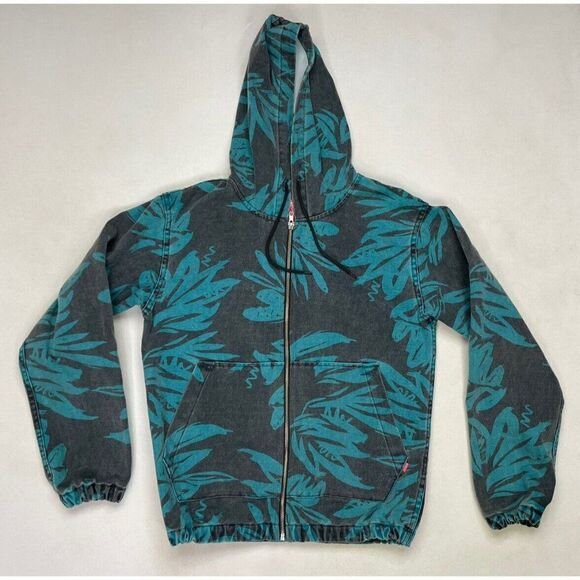 Warriors Of Radness Lightweight Hooded Jacket Men Small Blue Black - Picture 1 of 6